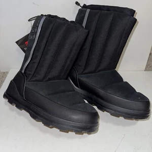 UGG CLASSIC KLAMATH SUEDE TEXTILE WATERPROOF SHORT BLACK BOOTS SIZE US 9 WOMEN - Picture 1 of 10