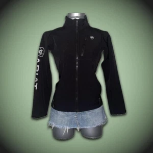 Boys Ariat Soft Shell Jacket Black - Picture 1 of 7