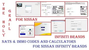 The HOLY GRAIL of Nissan !!! NATs & IMMO codes & calculators for Nissan Infinity - Picture 1 of 8