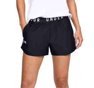 Under Armour Black Play Up Athletic Shorts 3.0 Womens Size Medium L77802 - Picture 1 of 6