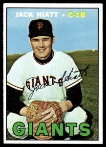 1967 Topps Jack Hiatt NM COND San Francisco Giants #368 - Picture 1 of 2