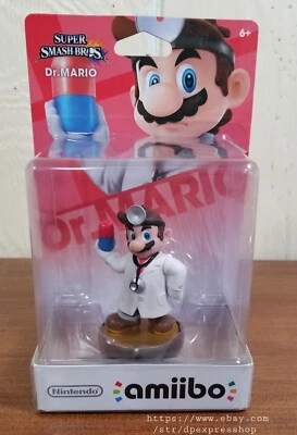 Nintendo Dr. Mario Amiibo - Serie Super Smash Bros - Paquete Nuevo Precintado Foto 1 de 4
