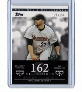 2007 Topps Moments and Milestones #162-162 Roger Clemens StrikeOuts 127/150 - Picture 1 of 2