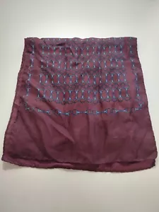 FOULARD 100% SILK SETA SCARVES SCARF SQUARE MADE IN ITALY - Photo 1/4