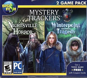 Mystery Trackers NIGHTSVILLE HORROR + WINTERPOINT TRAGEDY Hidden Object PC NEW - Picture 1 of 12