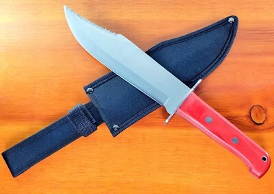 Santa Fe Trail Bowie Knife 14" Overall Length with Belt sheath - Image 1 of 4