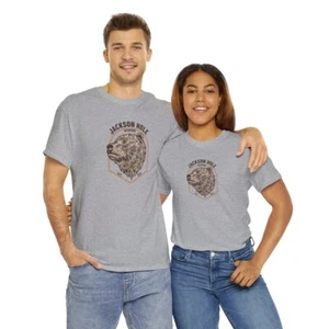 Jackson Hole, Wyoming, Unisex Heavy Cotton Tee - Bild 1 von 51