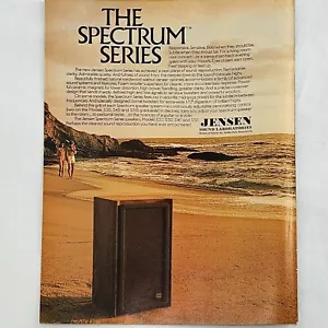 Pubblicità stampa rivista Jensen vintage anni 70 modello 520 530 540 altoparlanti stereo 8 x 11 - Foto 1 di 3