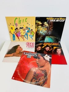 Lot of 5 Disco / R&B Records, Diana Ross, The Trammps, Van McCoy, Bee Gees, Chic - Picture 1 of 10