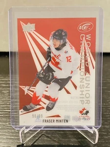 2024-25 Upper Deck Ice World Junior Championship Fraser Minten/99 #WJC-15 - Imagen 1 de 2
