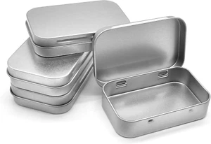4 Stück Blechdose Mit Deckel,Metalldosen Mit Deckel,Metalldose Klein,Aufbewahrun - Bild 1 von 12