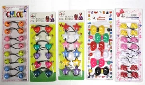 Choose style--GIRL'S PONYTAIL HOLDERS, BUBBLES,TWISTER - Picture 1 of 6