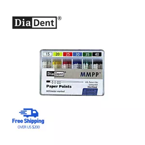Diadent Dental Millimeter Marked Paper Points All Sizes - Picture 1 of 10