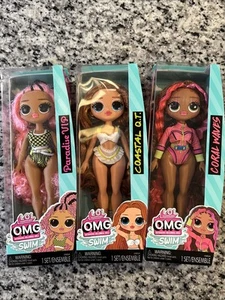 LOL Surprise OMG set completo Swim Coral Waves Paradise VIP Coastal Q.T Fashion - Foto 1 di 4