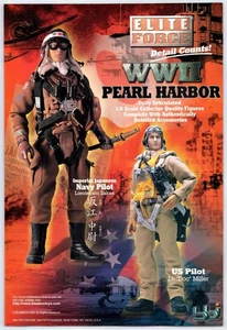 Publicidad impresa 2001 Elite Force Segunda Guerra Mundial Pearl Harbor figuras de acción póster original arte - Imagen 1 de 4