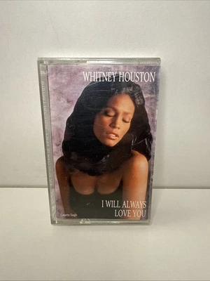 WHITNEY HOUSTON I WILL ALWAYS LOVE YOU CASSETTE TAPE SINGLE - Image 1 of 4