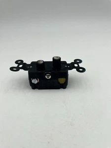 Prange Interruttore Luce Pulsante Elettrico Nero da Parete 120 Volt 15 Amp - Foto 1 di 3