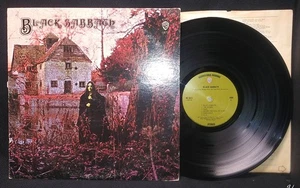 First pressing heavy metal lp BLACK SABBATH s/t 1970 Warner green labels 1A/2A - Picture 1 of 4