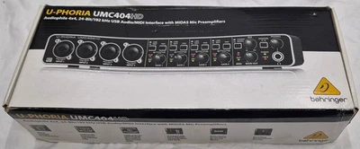 Behringer UMC404HD U-Phoria Midi Interface mit MIDAS Mikrofonvorverstärkern - Bild 1 von 4