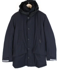 TUCANO URBANO Men'S Navy Waterproof Reflective Padded Hooded Jacket - Picture 1 of 18