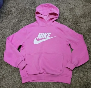 Nike PullOver Hoodie Girls Large Pink - Picture 1 of 4