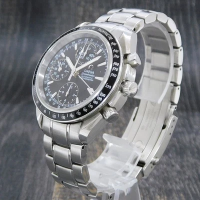 OMEGA Speedmaster Day-Date 3220.5 S. Steel Automatic Watch #1236B - Image 1 of 4