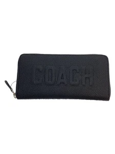 Coach lange Geldbörse Akkordeon Leder schwarz Herren CW715 gebraucht - Bild 1 von 6