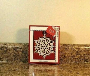 Adorno de Navidad Lenox 2020 Anual Fantasías de Nieve Copo de Nieve NUEVO - Imagen 1 de 3