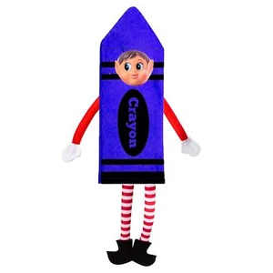 Weihnachtselfe Verkleidung Outfit Elf Zubehör - Farbstift Blau - Bild 1 von 2