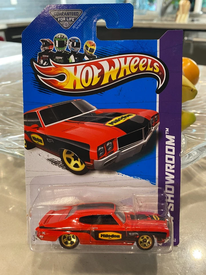 2013 Hot Wheels #249 Hw Showroom-Performance Milodon '70 Buick GSX Red Variante - Immagine 1 di 1