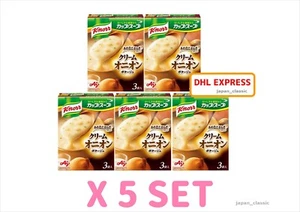 KNORR CUP SOUP CREAM ONION POTAGE 3-PACK X 5 BOX SET - Picture 1 of 3