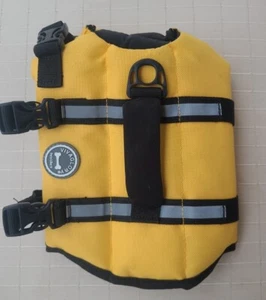 VIVAGLORY Ripstop Hundeschwimmweste für X-Small Bootfahren, Sichtbarkeit gelber Griff - Bild 1 von 3