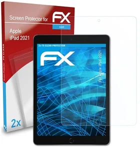 atFoliX 2x Film Protection d'écran pour Apple iPad 2021 Protecteur d'écran clair - Photo 1/9