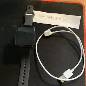 Xiaomi Redmi Watch 3 Active Smartwatch Fitness Activity Tracker Black 100g,p - Picture 1 of 3
