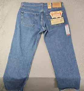 Vintage Levis 501 Pre Shrunk Jeans Mens 38x30 Blue Made In Mexico NWT Deadstock - Picture 1 of 17