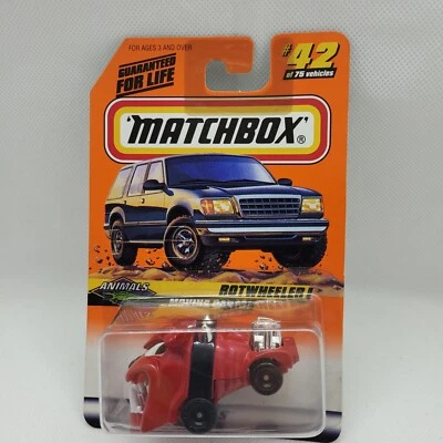 MATCHBOX - ANIMALS SERIES ROTWHEELER #42 - COCHE - COMO NUEVO EN TARJETA 1997  Foto 1 de 4