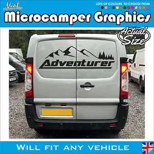 Peugeot Expert SWB LWB Rear Camper Stripes Decals Sticker Van Graphics 028 - Picture 1 of 4