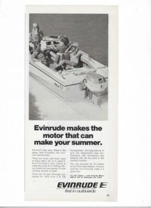 Evinrude 1973 motor fueraborda, Cordon Rouge Champagne y L'enfant Plaza anuncios impresos - Imagen 1 de 2