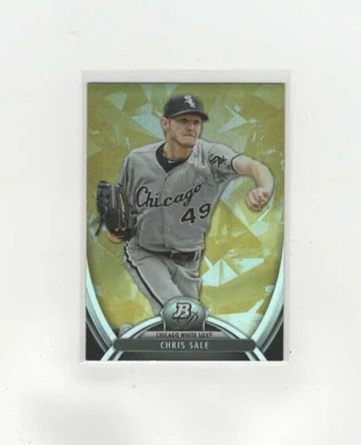 2013 Bowman Platinum Gold Chris Sale #97 - Image 1 of 2