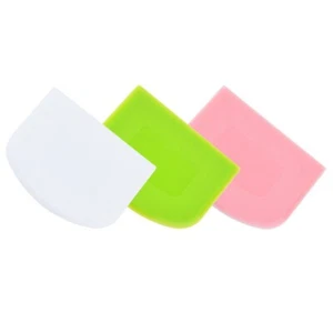 8 PCS Pink Green White Orange Plastic Dough Cutter Bench Scraper Home Kitchen - Picture 1 of 12