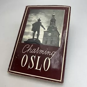 Charming Oslo By J. W. Eides Forlag 900th Anniversary Postcard Book Travel - Picture 1 of 17