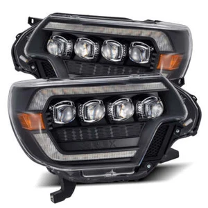 AlphaRex For 12-15 Toyota Tacoma NOVA LED Projector Headlights Black - Picture 1 of 8
