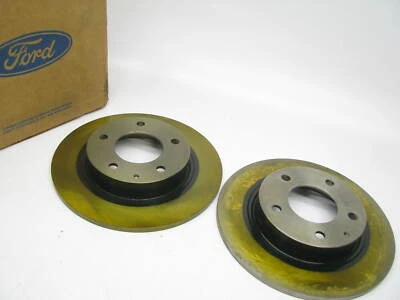 (x2) OEM  Rear Disc Brake Rotors F32Z2C026A  For 93-97 Ford Probe, MX-6, 626 - Image 1 of 3