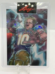 Justin Herbert 2023 Leaf Anime Nation Card ANB-51 Holo Refractor /471 - Picture 1 of 6