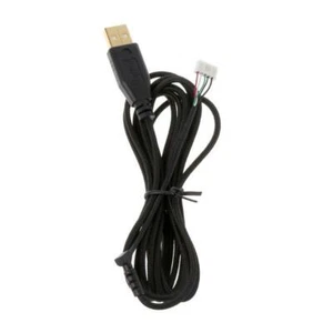 Gold Plated Nylon USB Mouse Cable Replacement Wire for Razer Naga 2014 Mouse - Picture 1 of 7