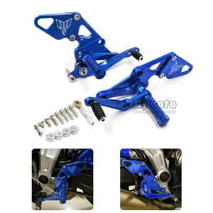 Adjustable Foot Rest Footpegs Rearset For Yamaha MT07 2013-2017 FZ07 2015-2017 - Picture 1 of 13