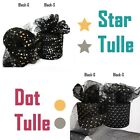 Glitter Tulle Mesh Dot Ribbon DIY Crafts Home Party Handmade Decorations Ribbons