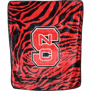 North Carolina State Wolfpack Super Soft Raschel Throw Blanket, 50 x 60 inch - Picture 1 of 3