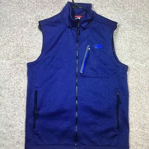 The North Face Vest Mens Medium Blue Apex Bionic Soft-Shell Fleece Hiking - Picture 1 of 8