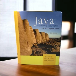 JAVA SOFTWARE SOLUTIONS AP COMP. SCIENCE By John Lewis & William Loftus - Imagen 1 de 3